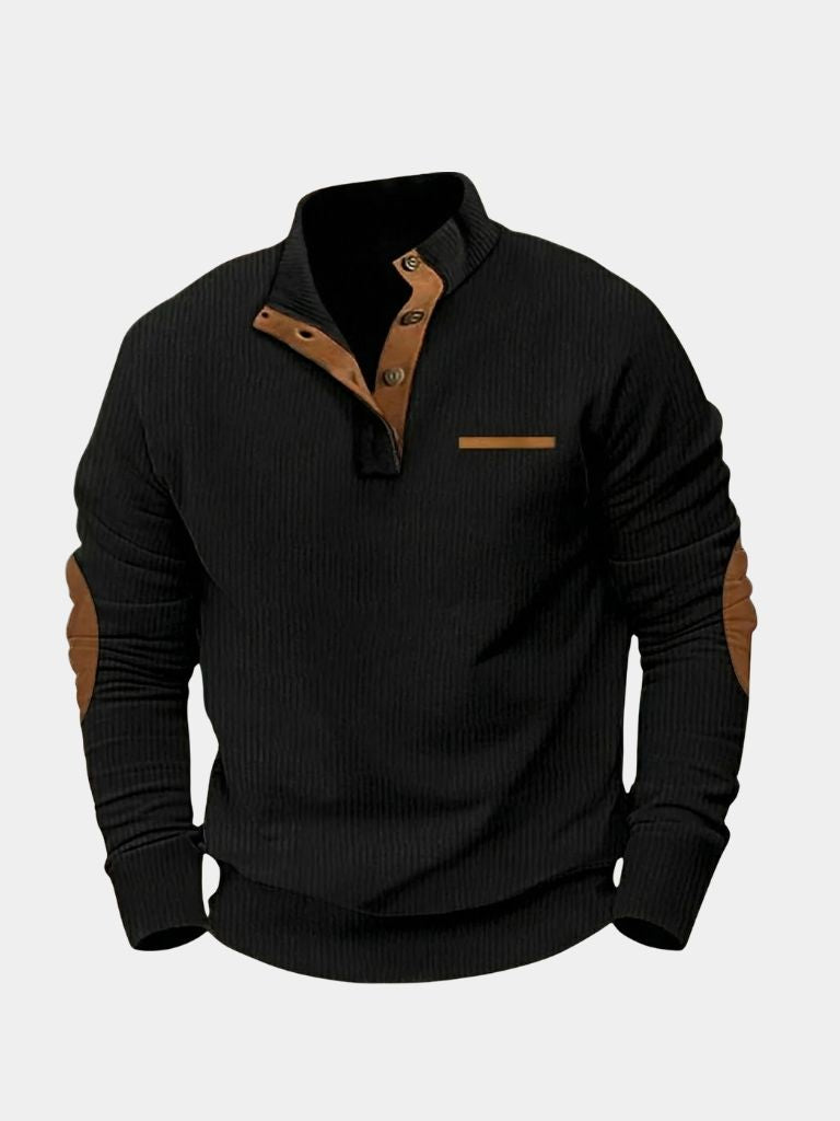 Pull-over Henley décontracté Monaco