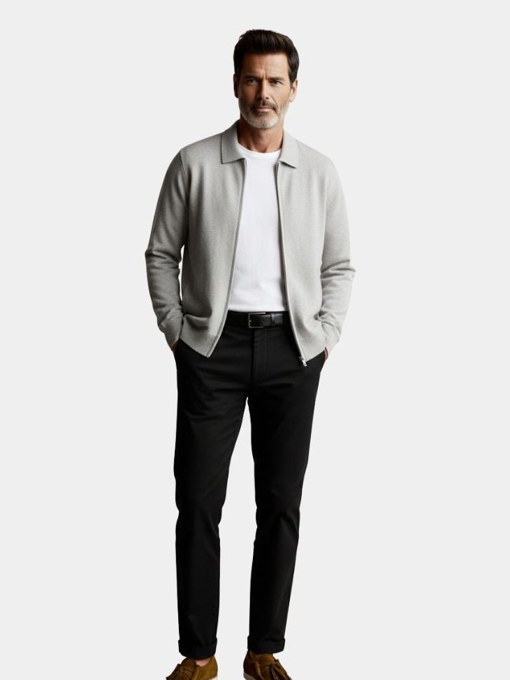 Veste en maille cachemire Heritage