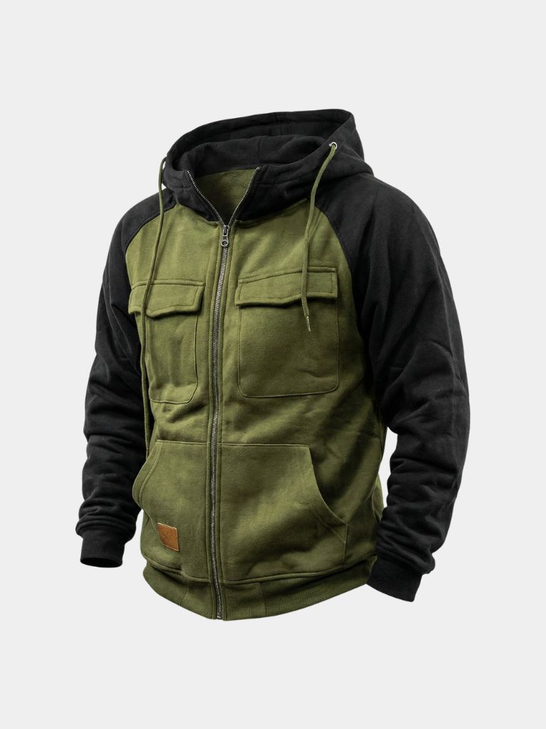 Sudadera con capucha Zip Cargo Trek