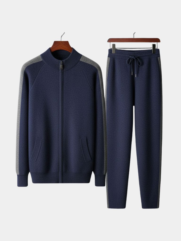 Navy Heritage Cashmere Set