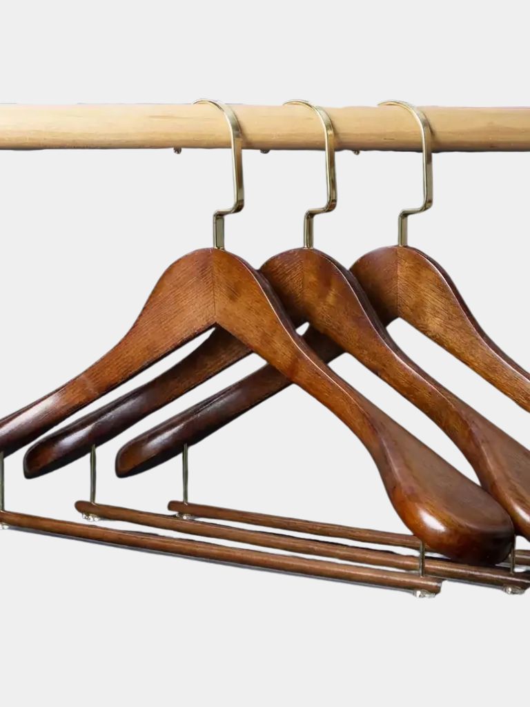 Premium Wood Hanger Set