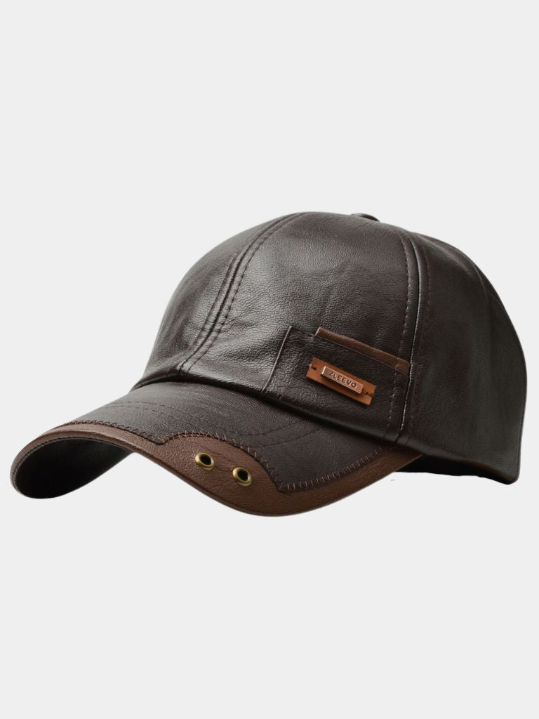 Gorra de Cuero Rústico