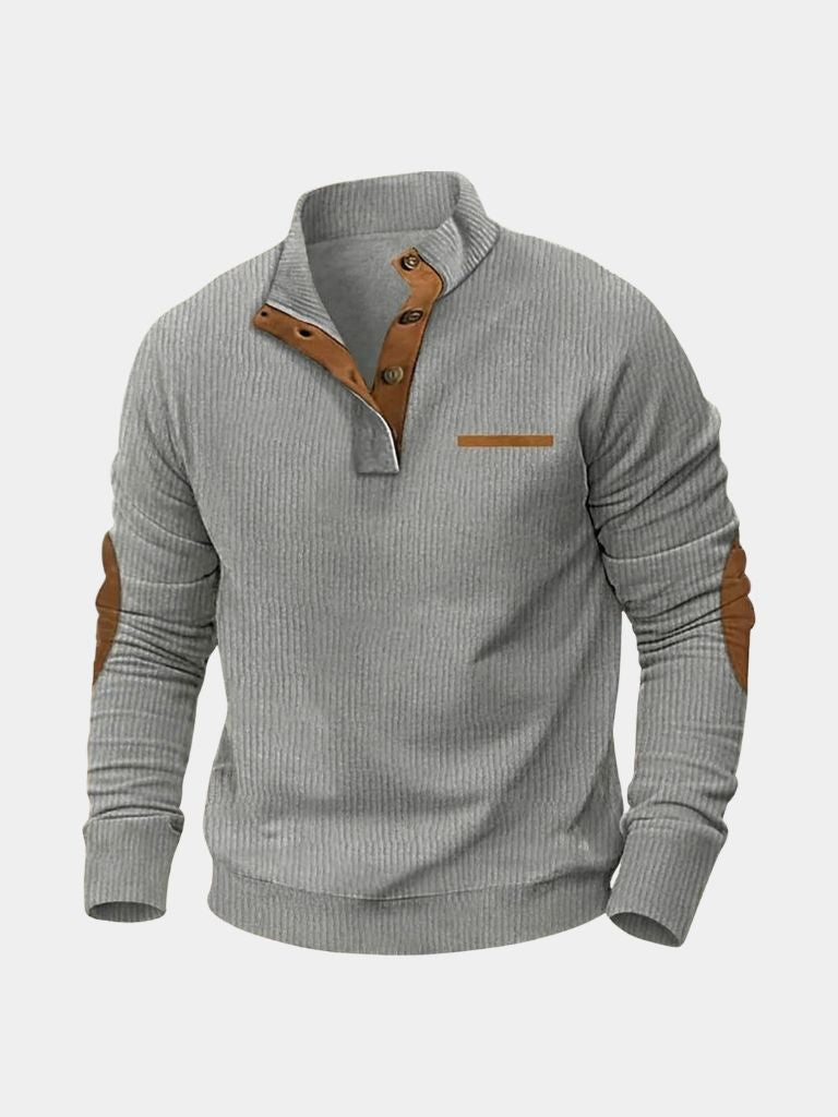 Pull-over Henley décontracté Monaco