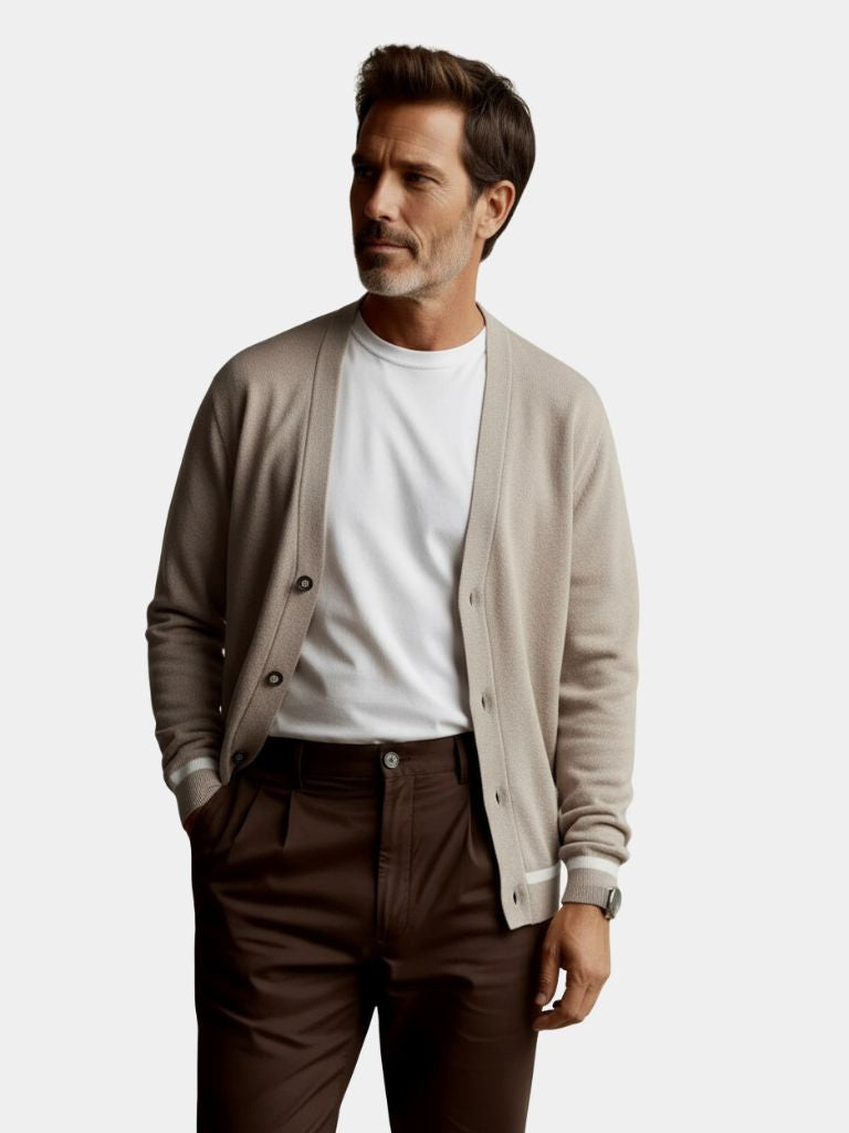 Gilet en maille douce et décontractée