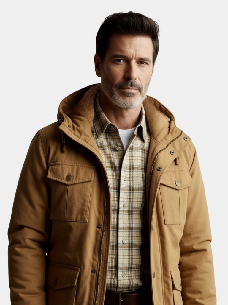 Veste bomber à capuche en polaire