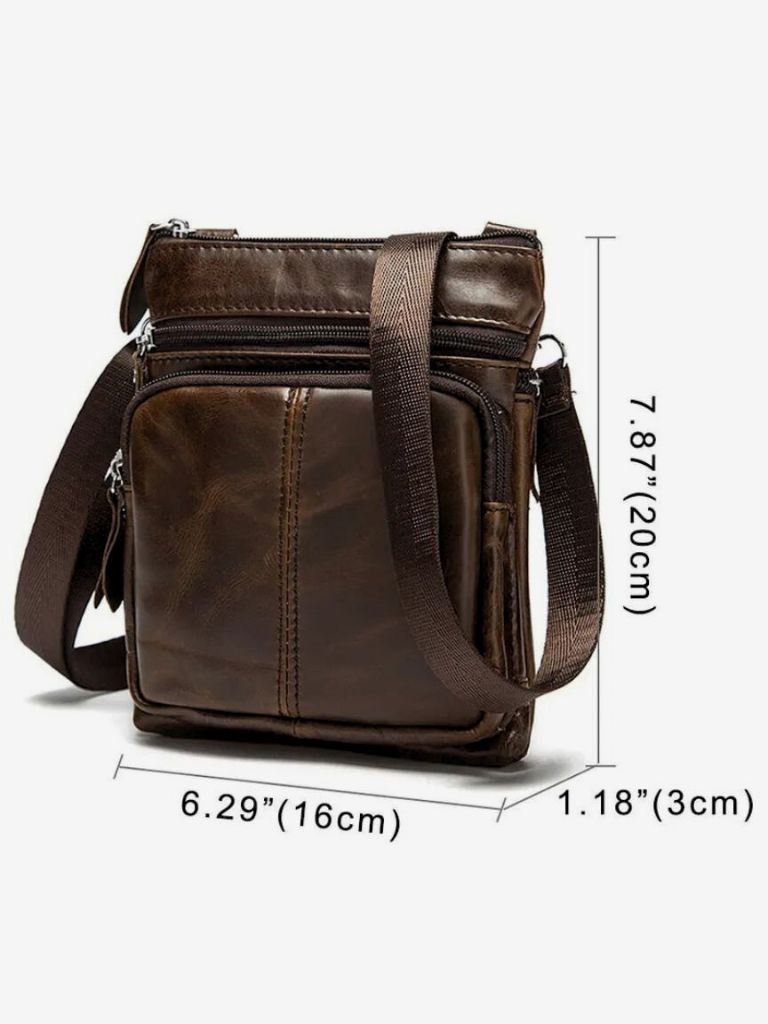 Crossbody Leather Shoulder Bag