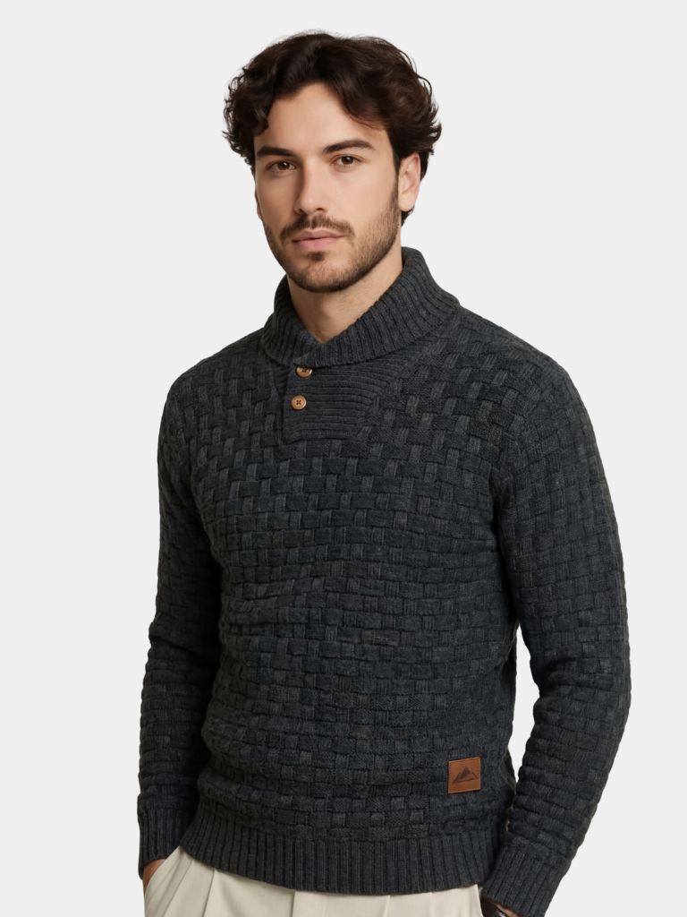 Pull en maille ajusté
