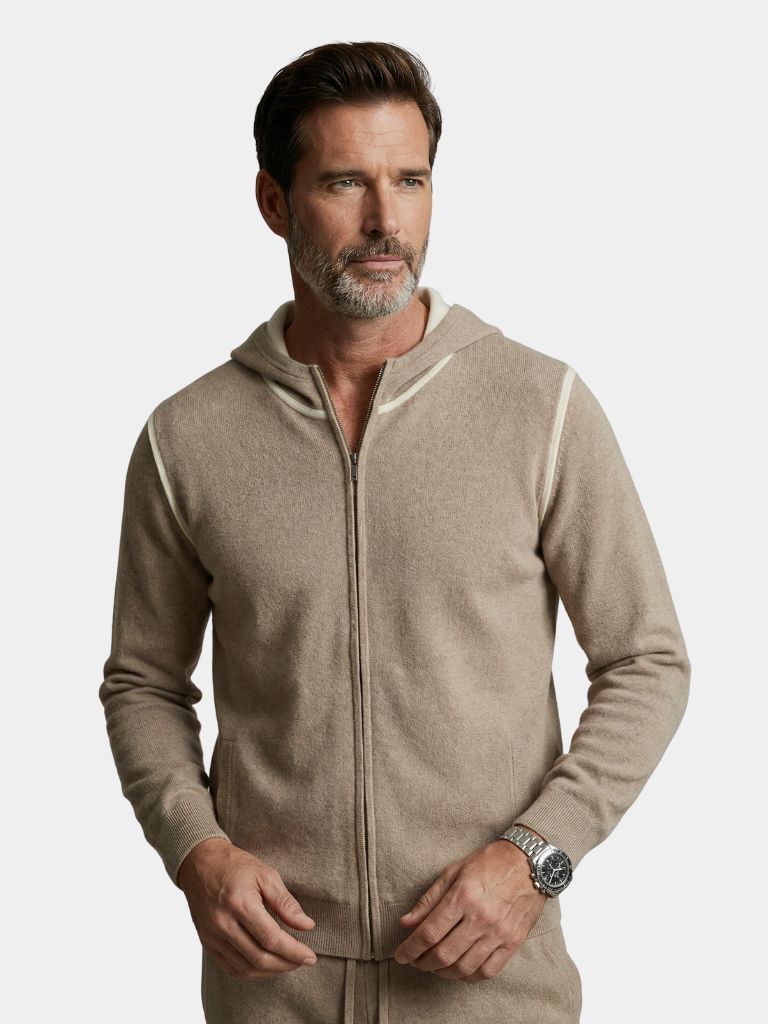 Conjunto de Cachemira Taupe Belvoir