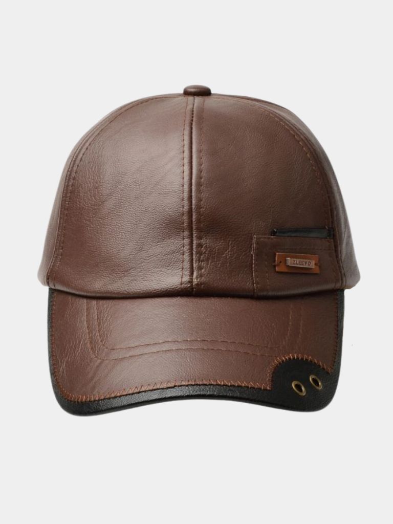 Gorra de Cuero Rústico