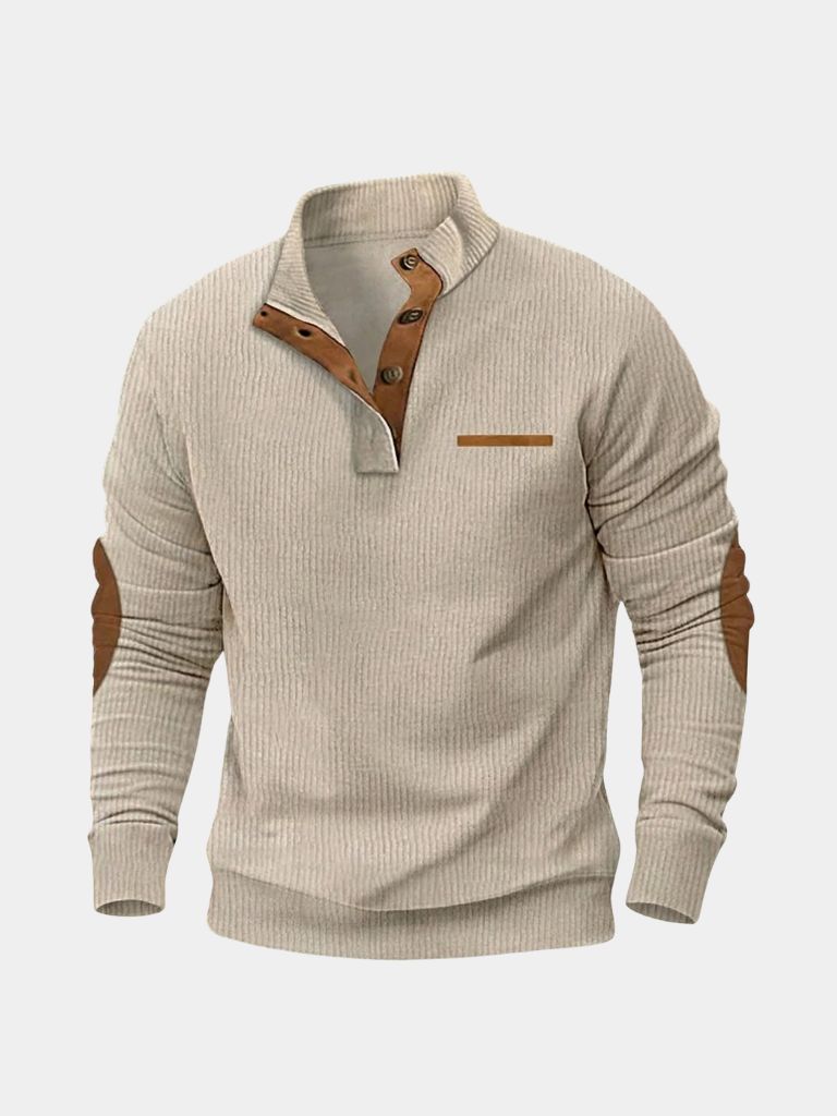 Pull-over Henley décontracté Monaco