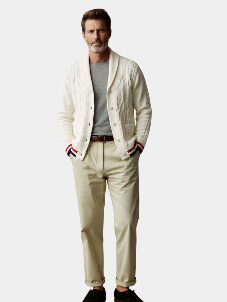 Academy Shawl-Neck Knit