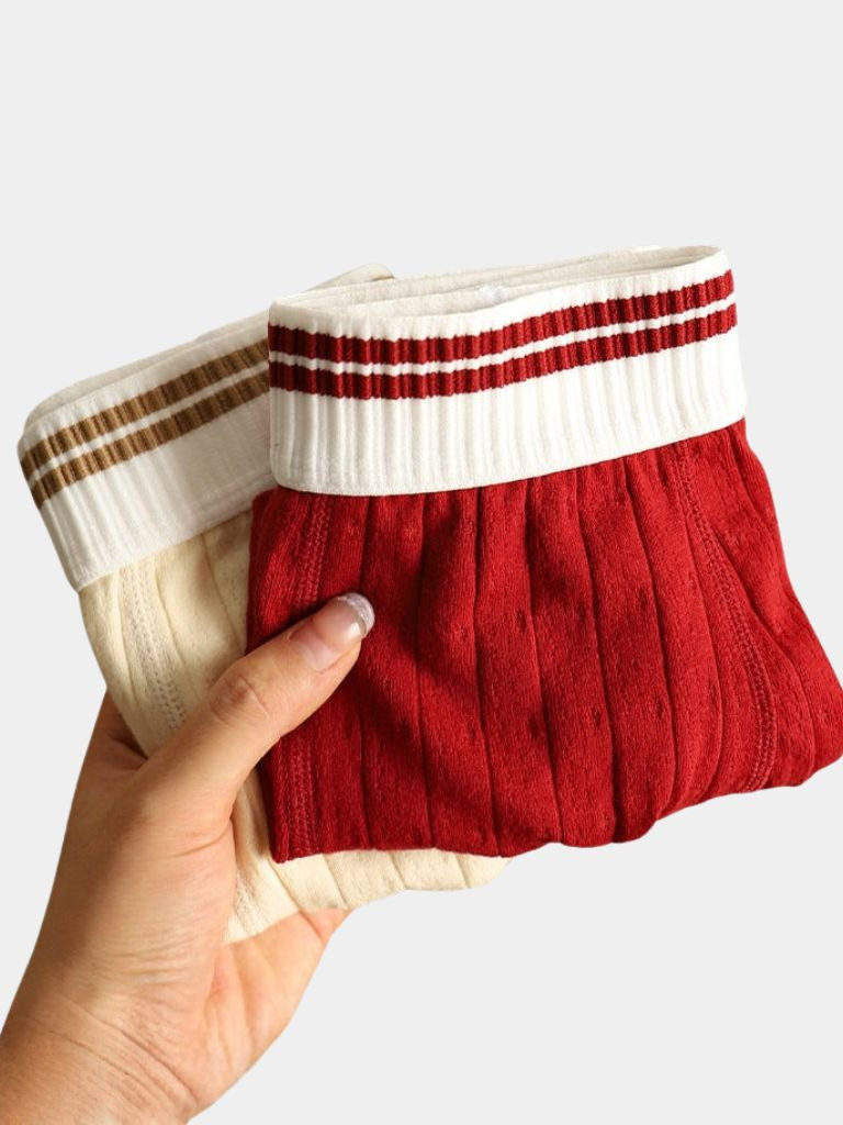 Essential Ribbed Cotton Boxer