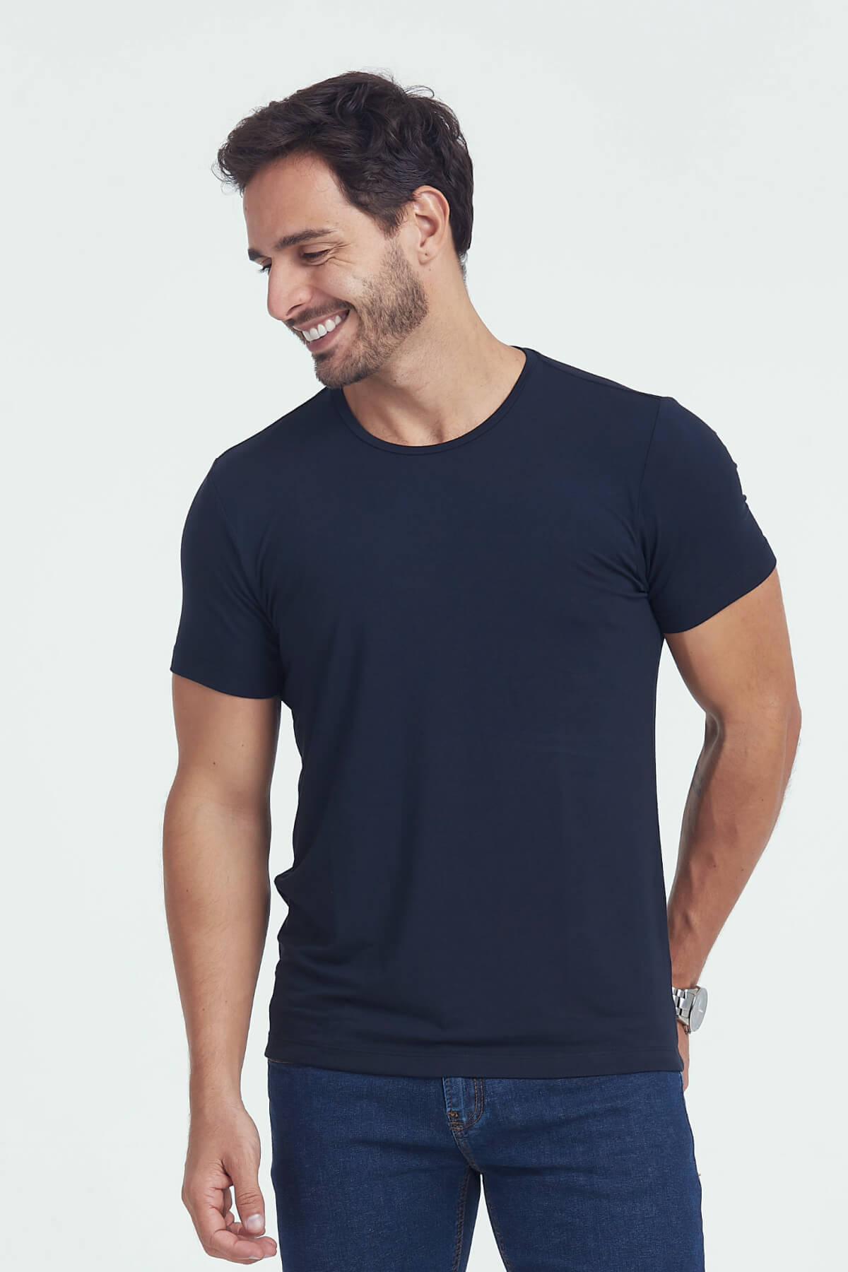T-shirt TecModal pour homme – Ultra doux, extensible et confortable au quotidien