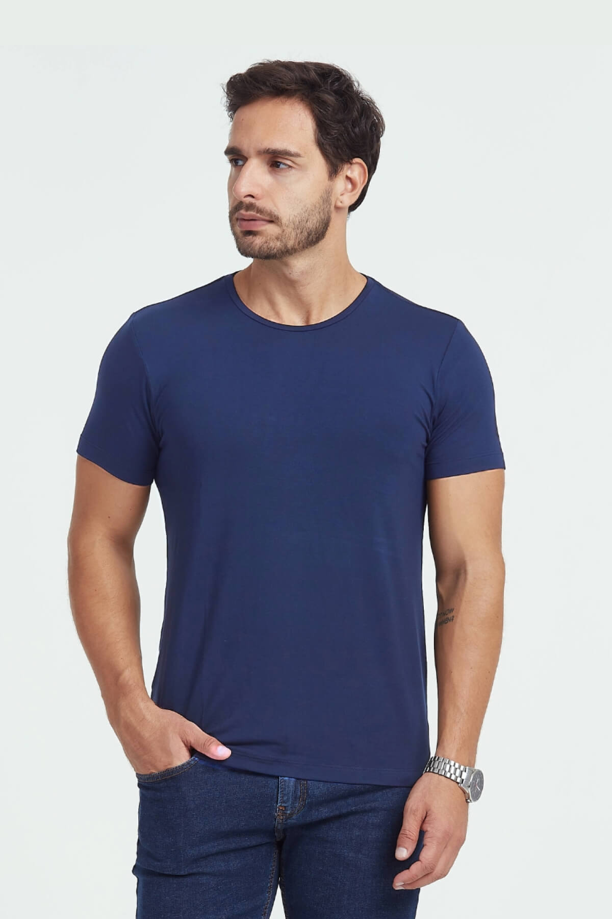 T-shirt TecModal pour homme – Ultra doux, extensible et confortable au quotidien