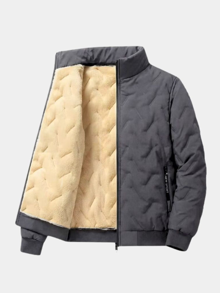 Veste d'hiver classique premium en sherpa