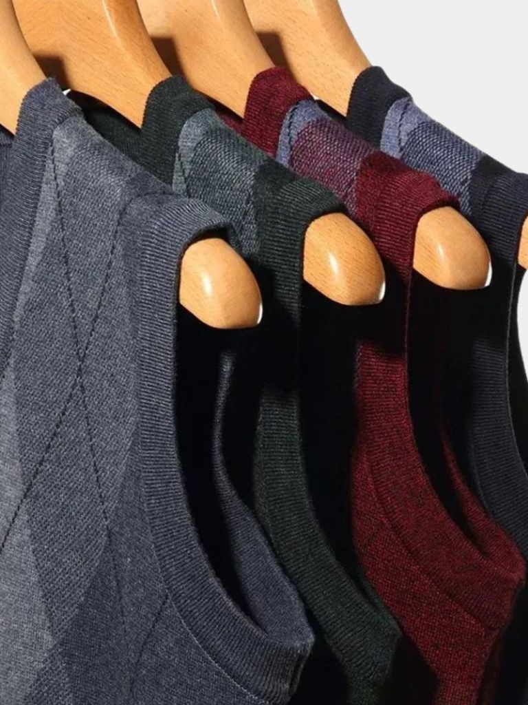 Gilet tricoté essentiel pour les études