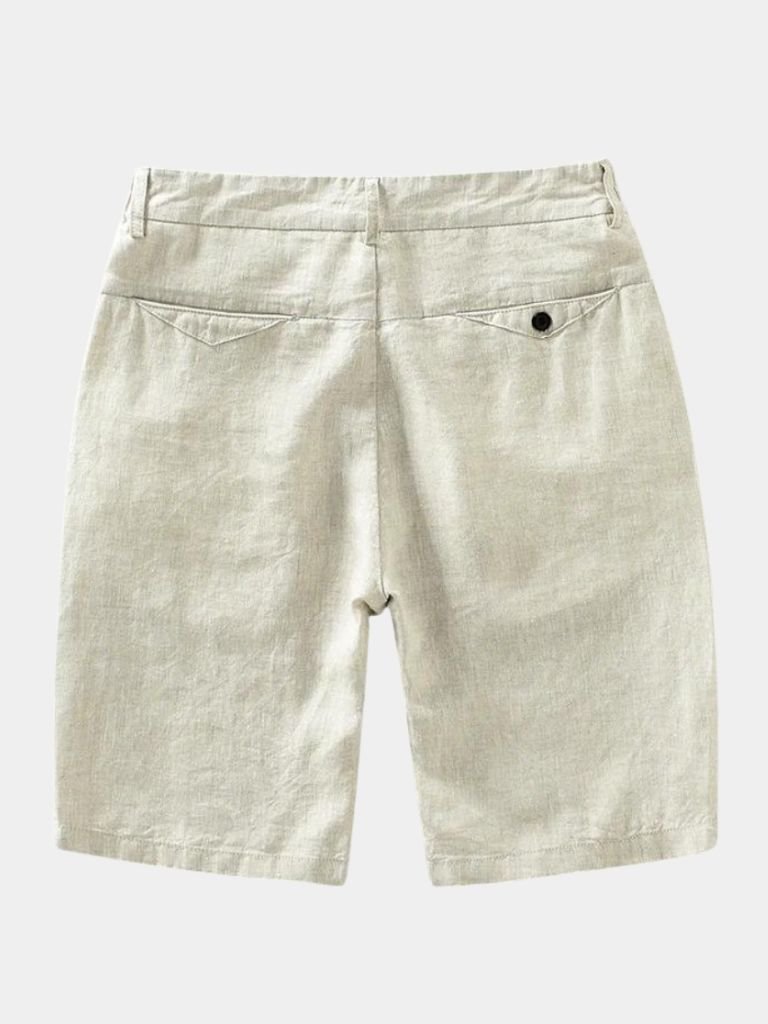 Bleu Horizon Linen Shorts