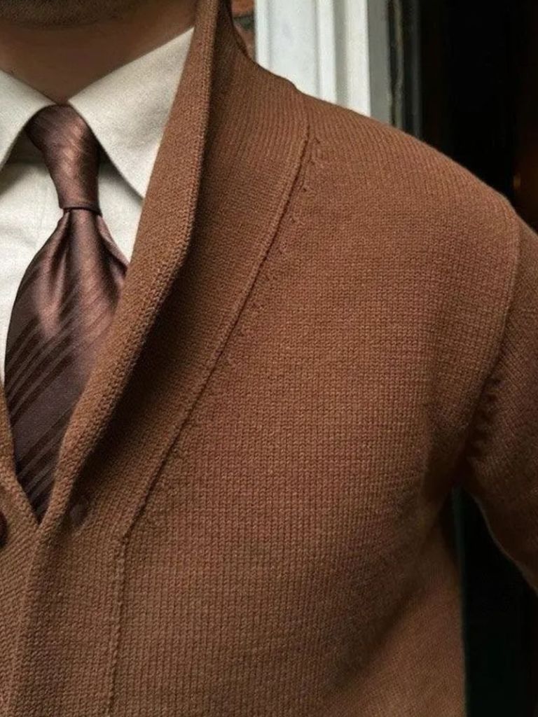 Gilet en maille britannique