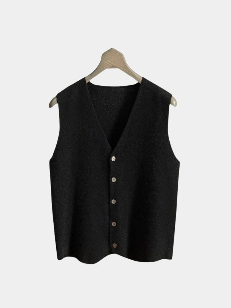 Gilet cardigan en cachemire