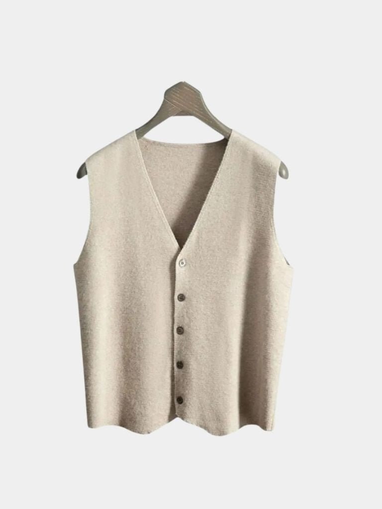 Gilet cardigan en cachemire