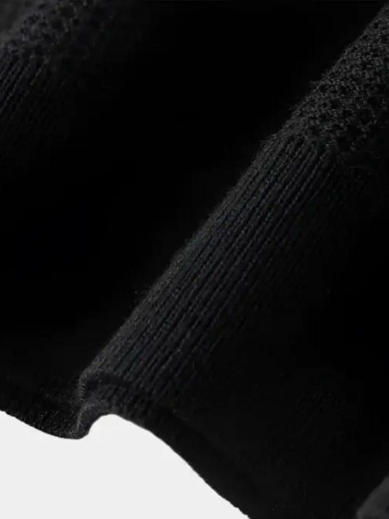 Polo décontracté sans boutons en maille