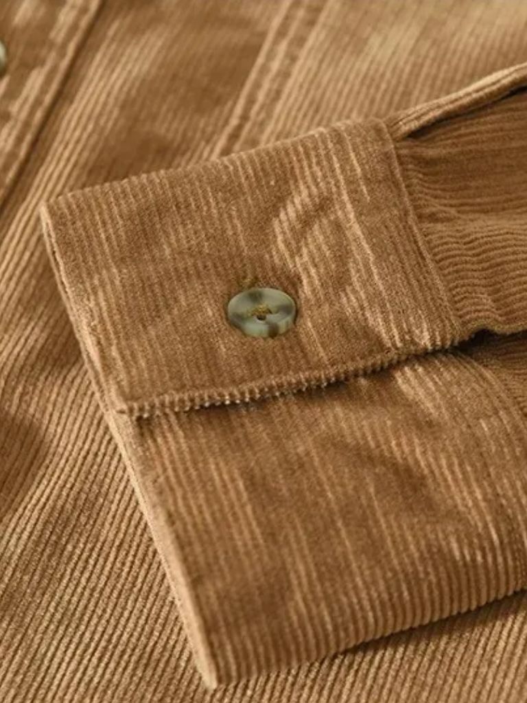 Camisa de pana informal