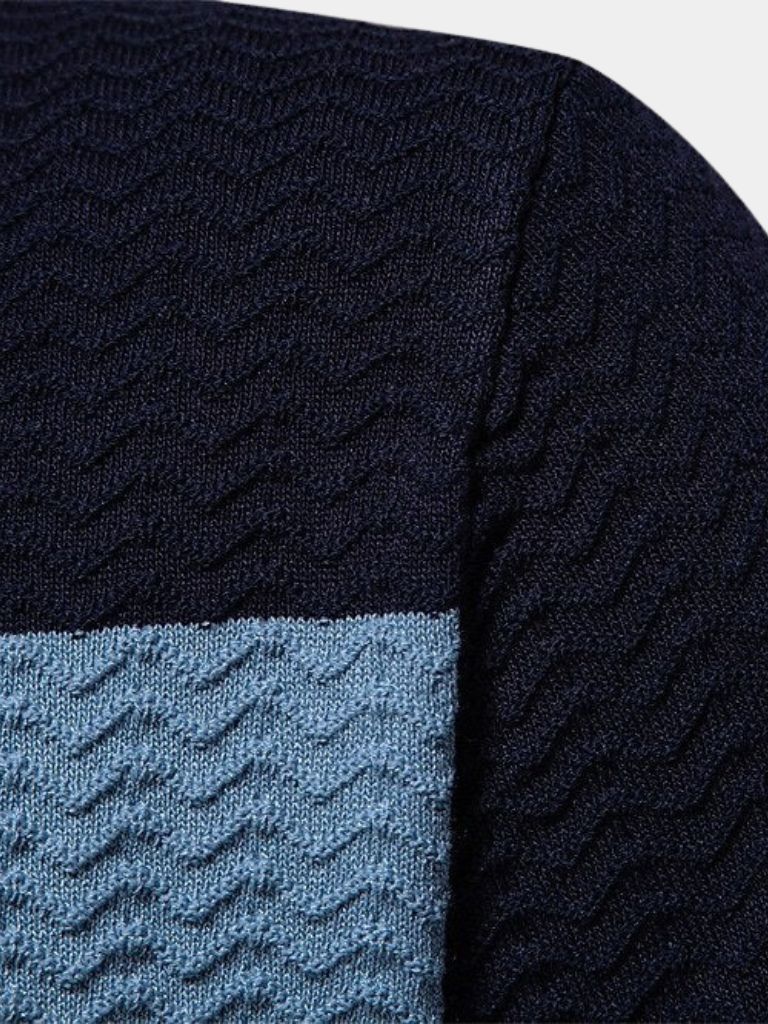 Polo classique à manches courtes et fermeture éclair quart de tour, coupe classique, style business décontracté