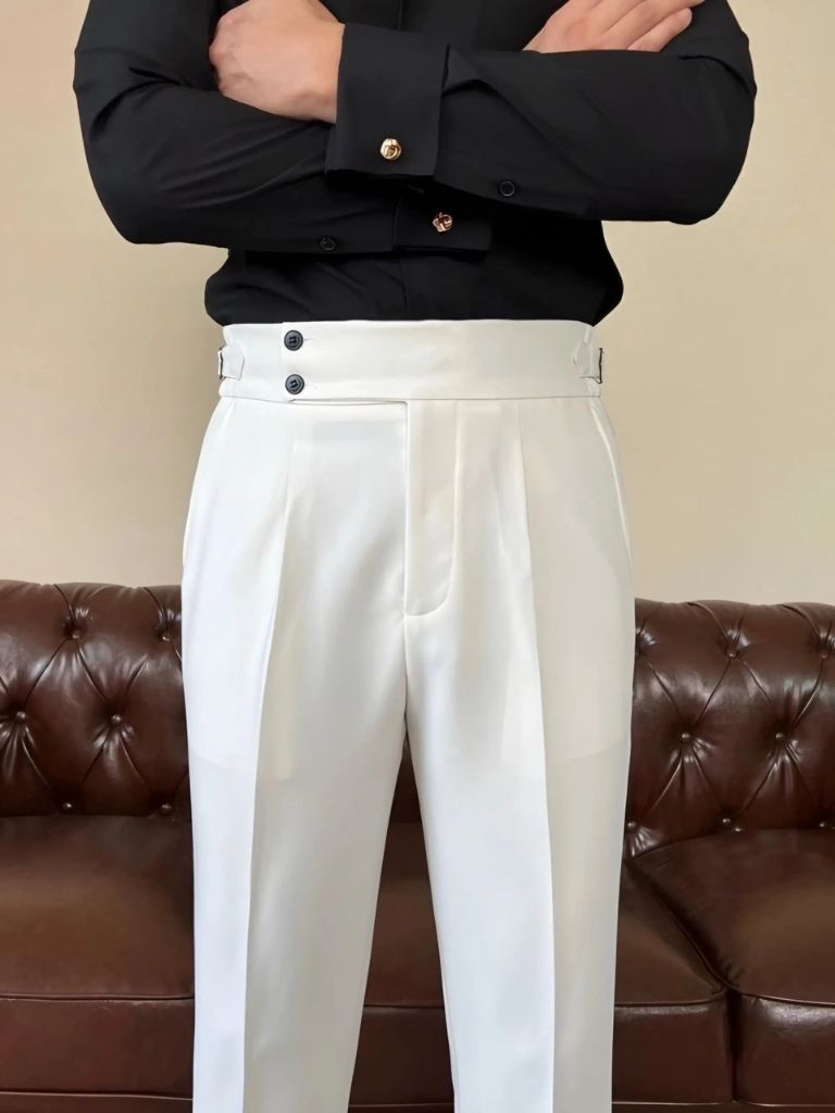 Classic Italy Sidetab Elastic Trousers