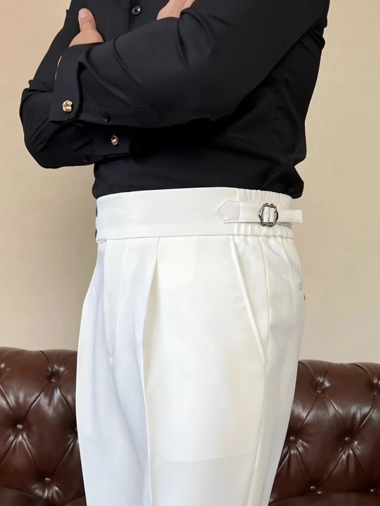 Classic Italy Sidetab Elastic Trousers