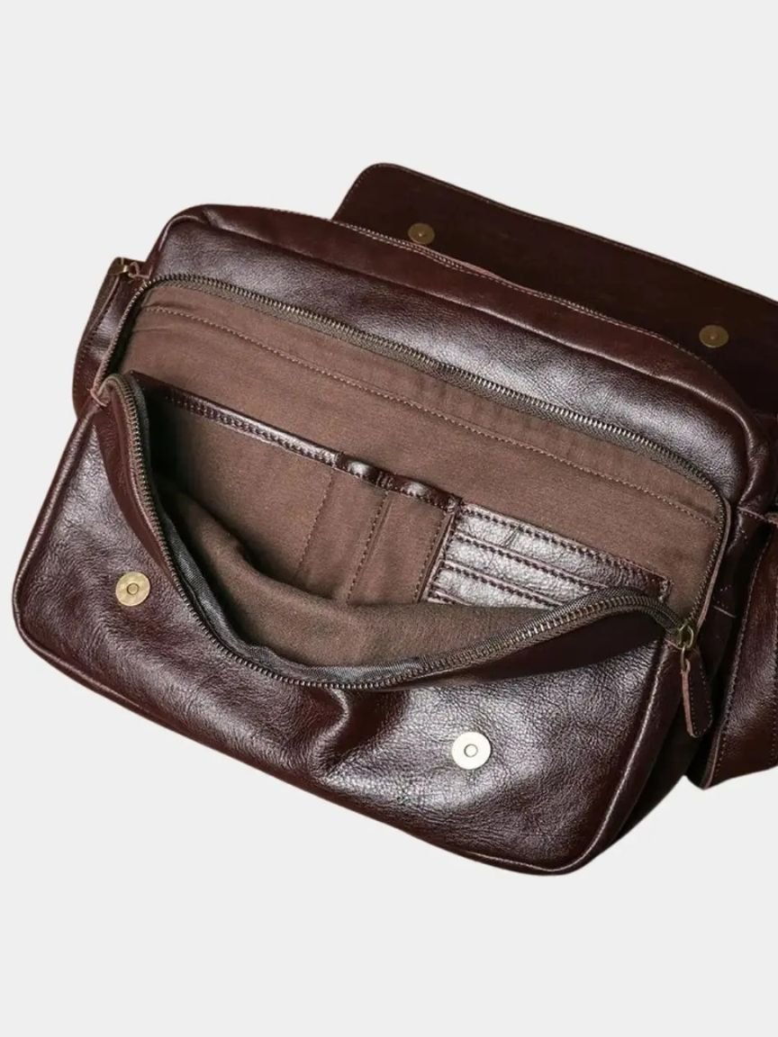 Classic Messenger Leather Bag