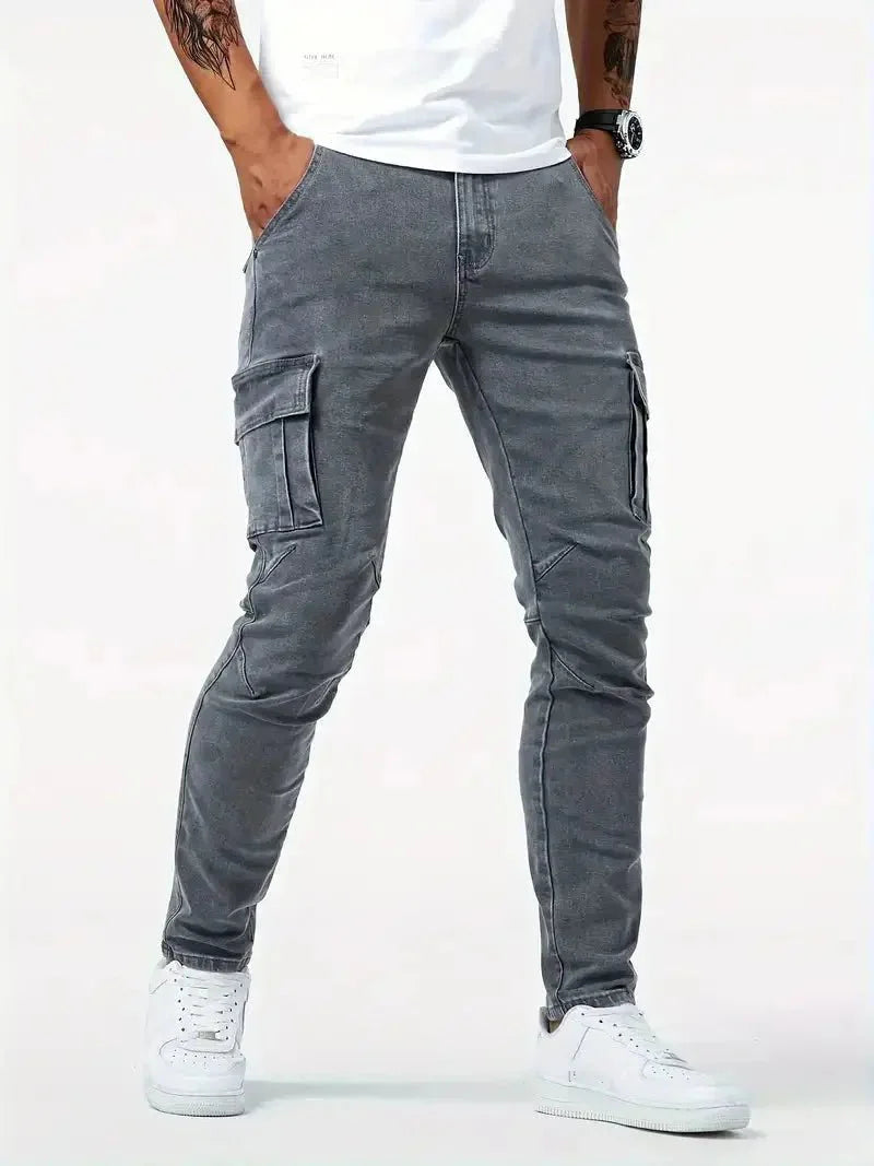 Jean en denim, pantalon cargo