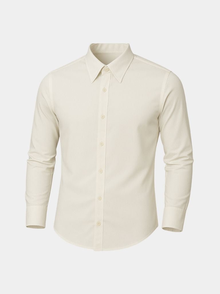 Camisa de Cuello en Punta Elegante