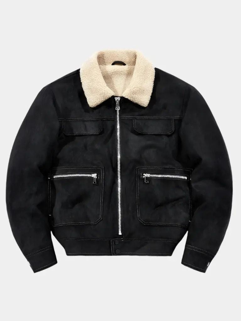 Veste essentielle en polaire et daim