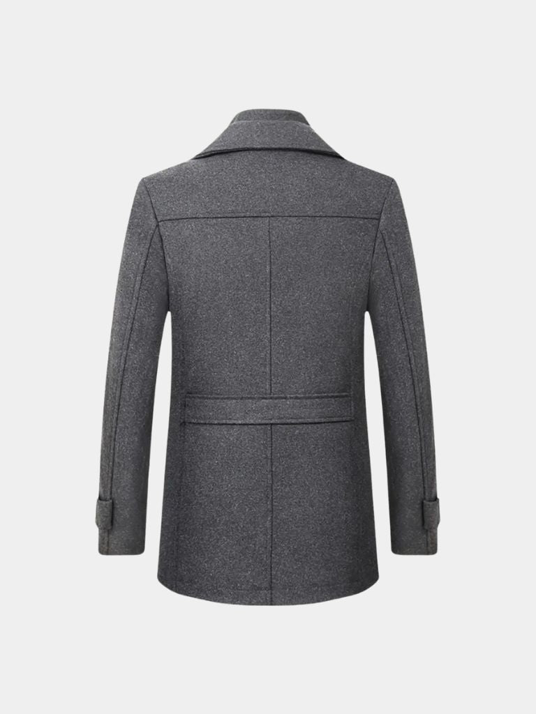 Manteau essentiel en laine mélangée