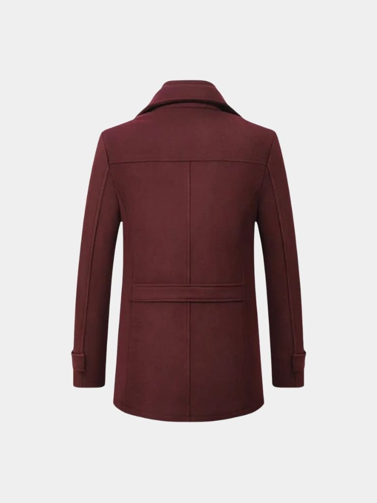 Manteau essentiel en laine mélangée