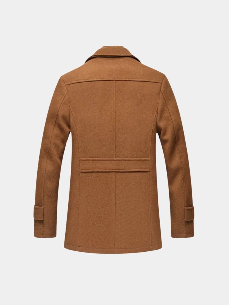 Manteau essentiel en laine mélangée