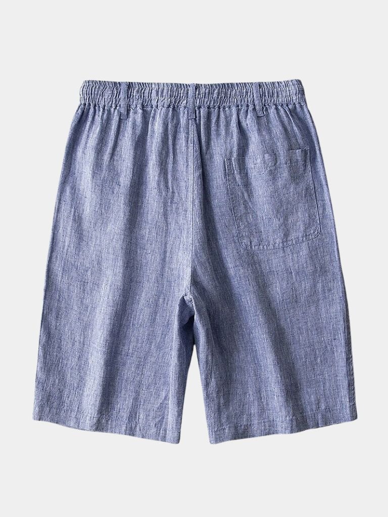 Gris Mariner Linen Shorts