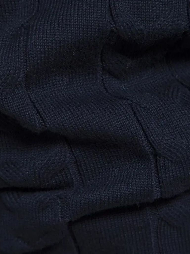 Pull en maille à demi-zip