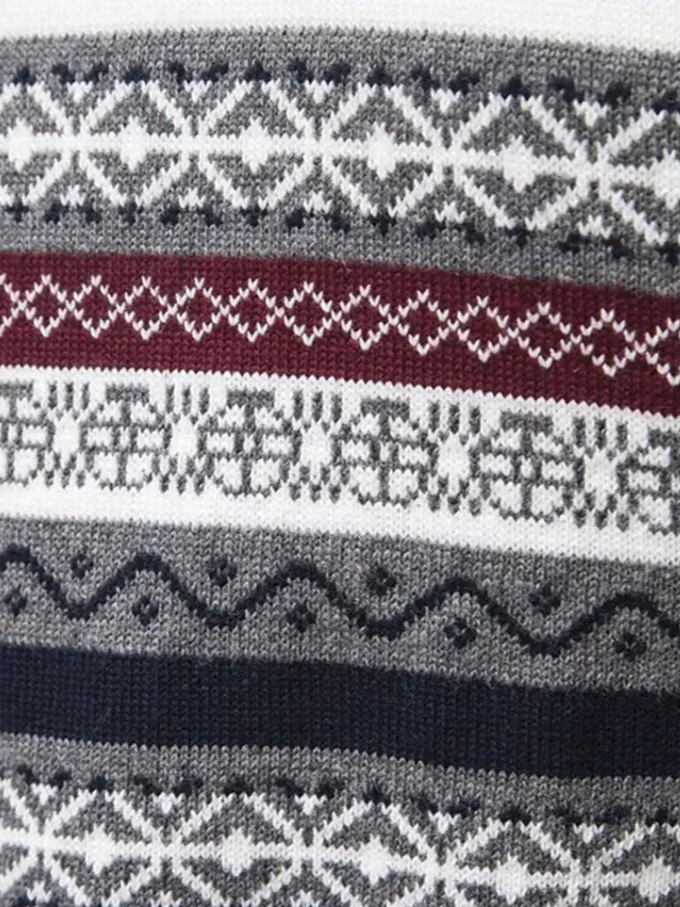 Pull en maille à demi-zip