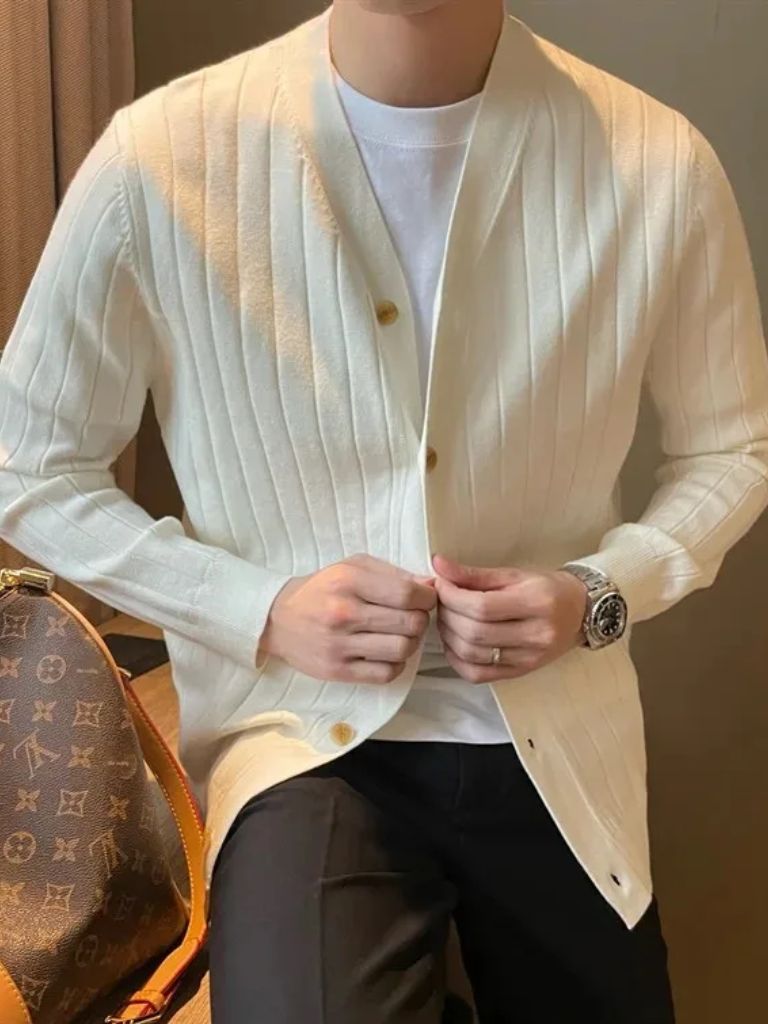 Cardigan décontracté en maille