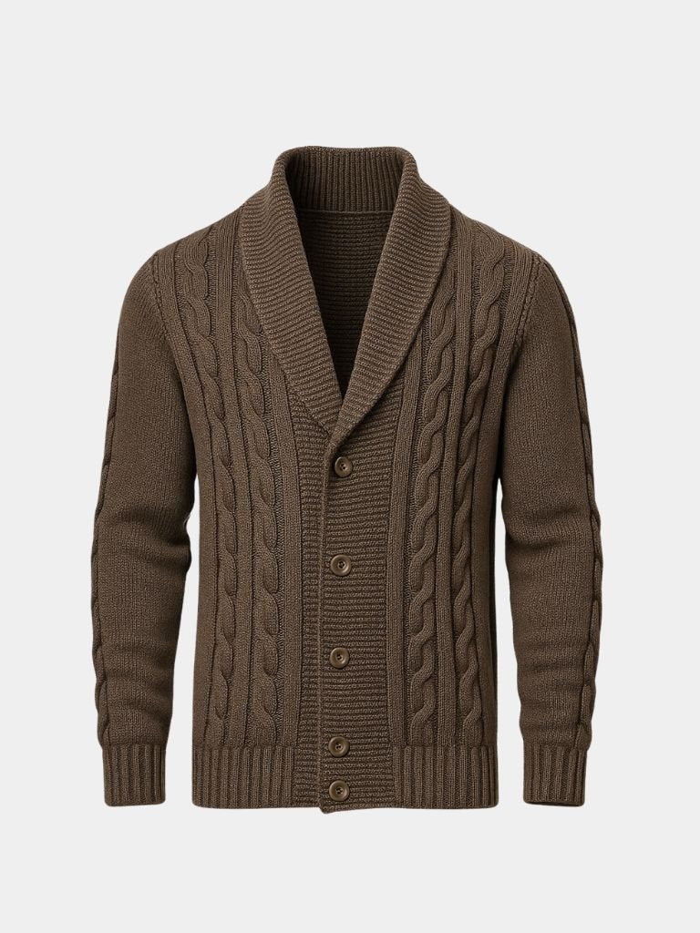 Cardigan élégant en maille pour homme