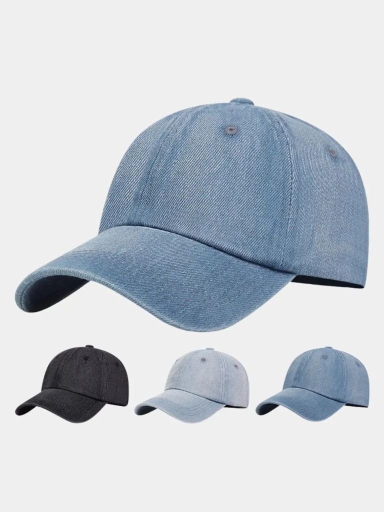 Gorra de mezclilla minimalista