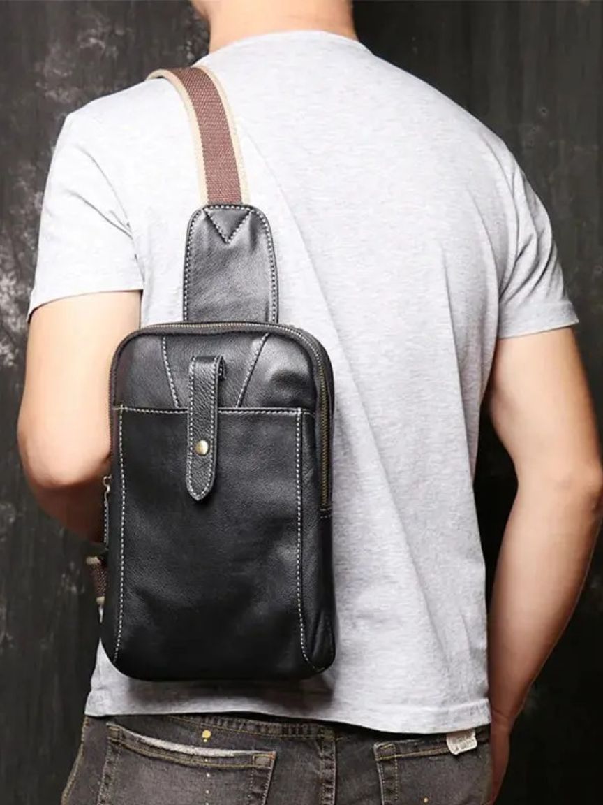 Minimalist Leather Shoulder Bag