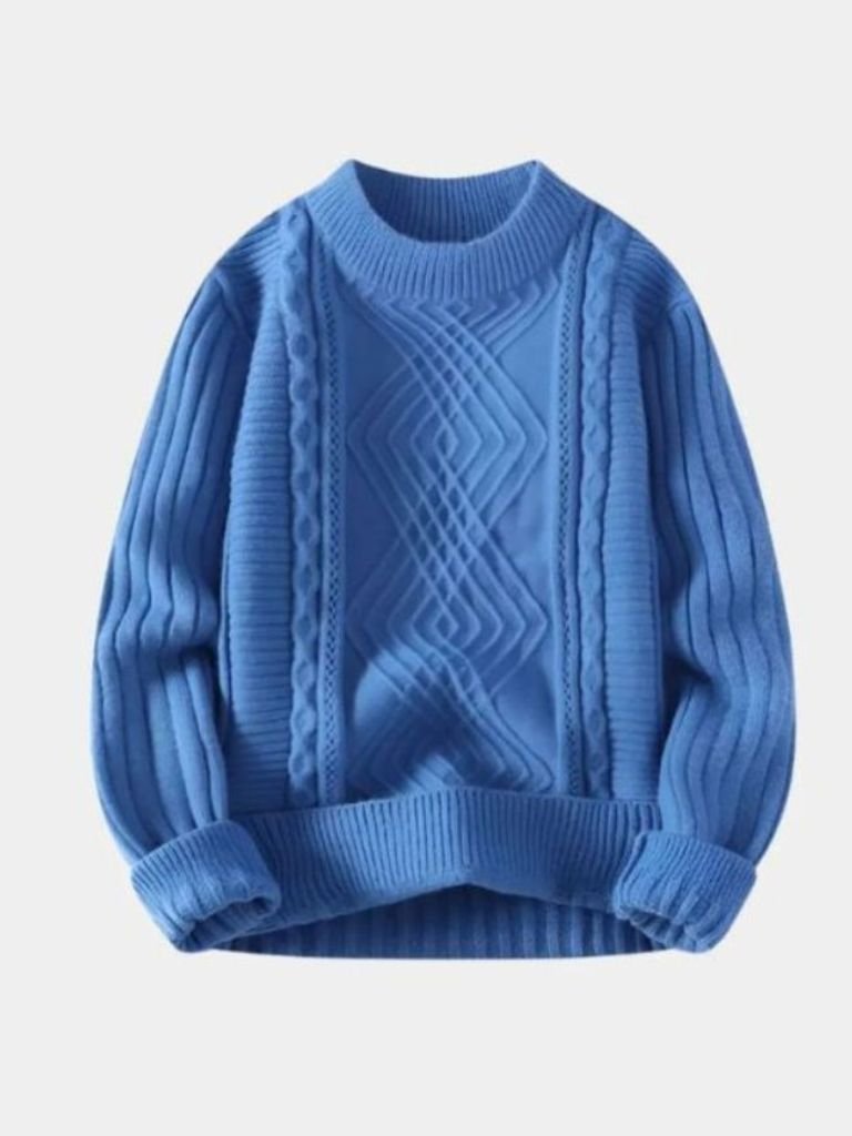 Pull texturé minimaliste