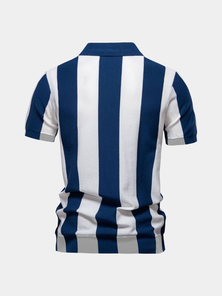 Polo a Rayas Marinas
