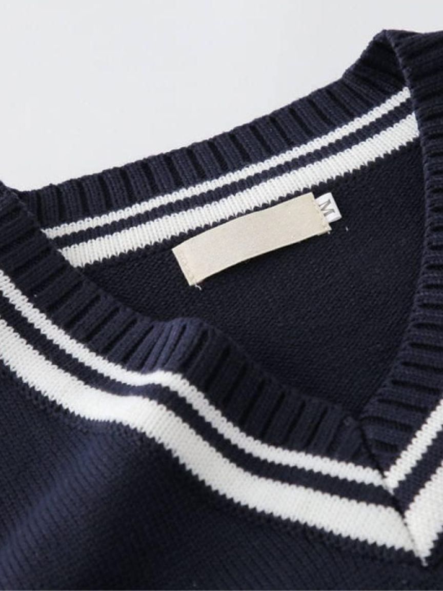 Gilet en maille essentiel Old Money