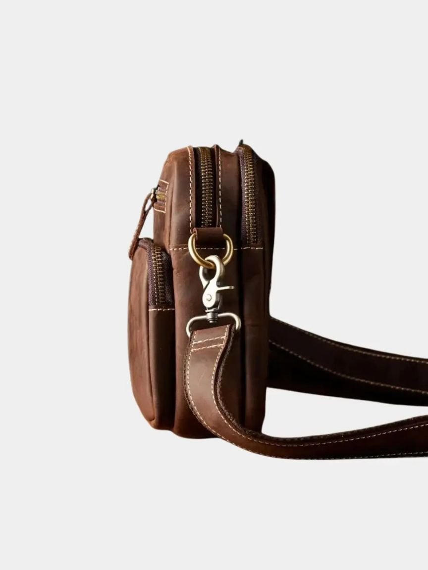 Retro Leather Men's Shoulder Bag