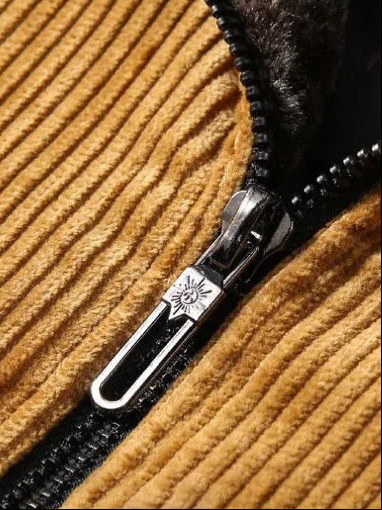 Thermal Windbreaker Corduroy Jacket