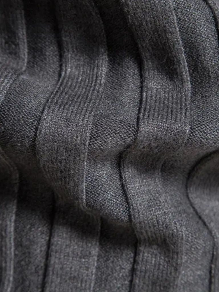 Pull à col roulé en maille