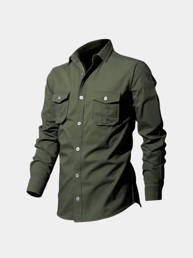 Camisa Vintage de Manga Larga